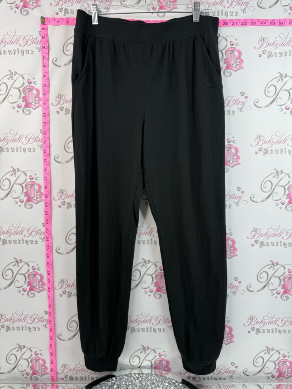 Lazy pants sweatpants soft  Black Jogger Pants - Comfortable Everyday Pull-On